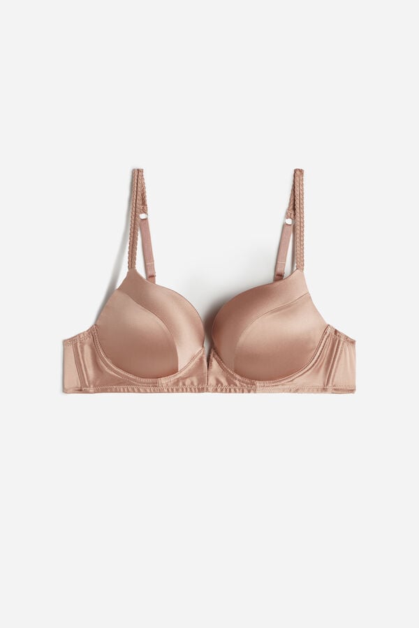 Intimssimi Mia Silk Super Push-Up Bra Natural | ILEGJ20296