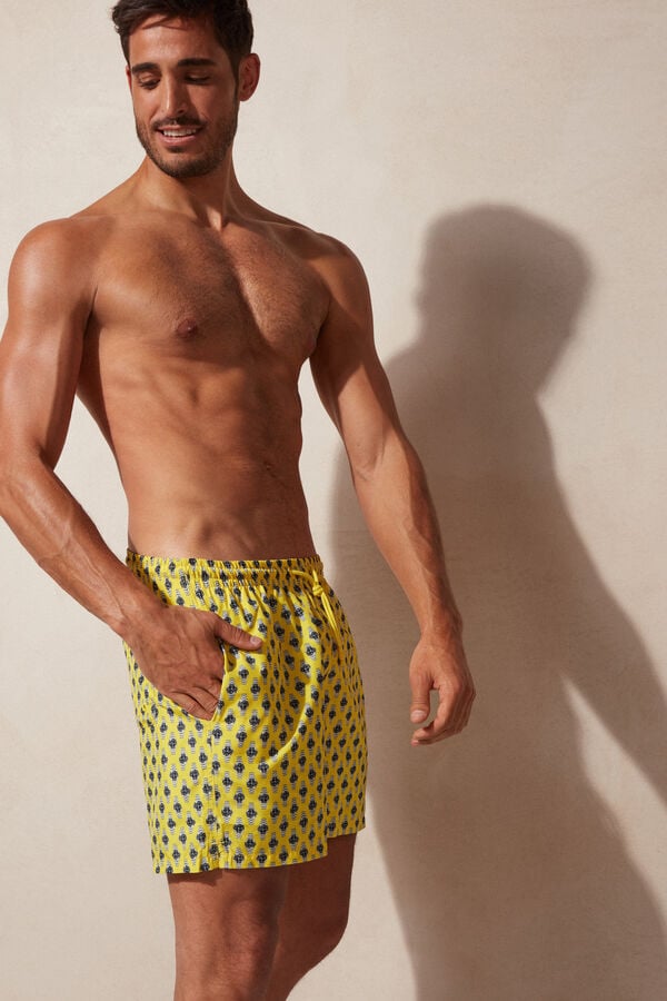 Intimssimi Micro Watch Print Swim Trunks Print | ILZDE85566