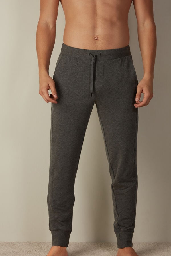 Intimssimi Micromodal Trousers Dark Grey | ILCVG69970