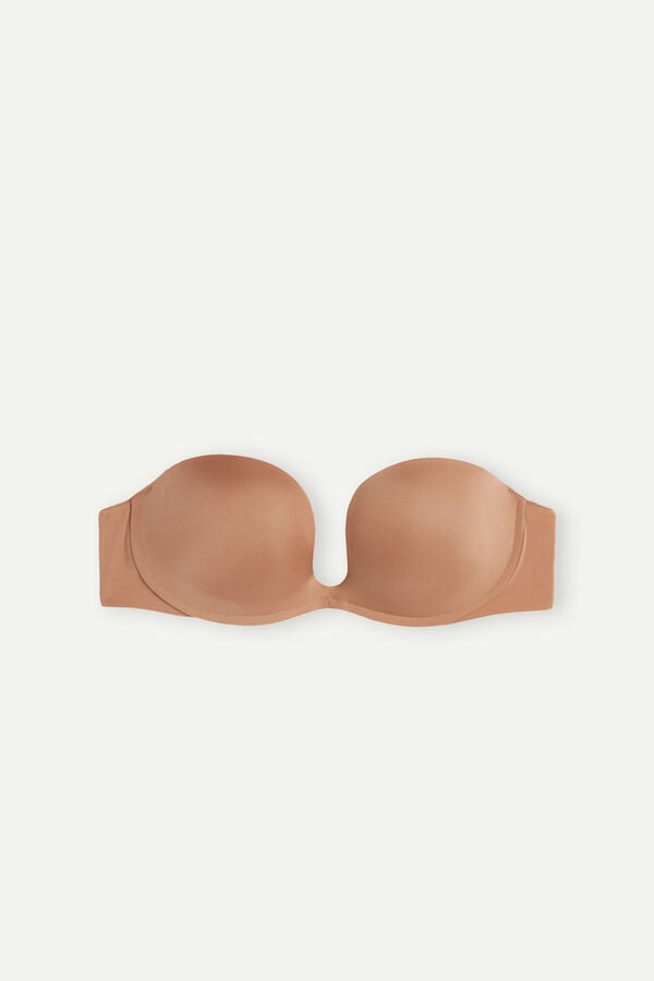 Intimssimi Monica Bandeau Bra in Ultralight Microfiber Natural | ILQCS16650