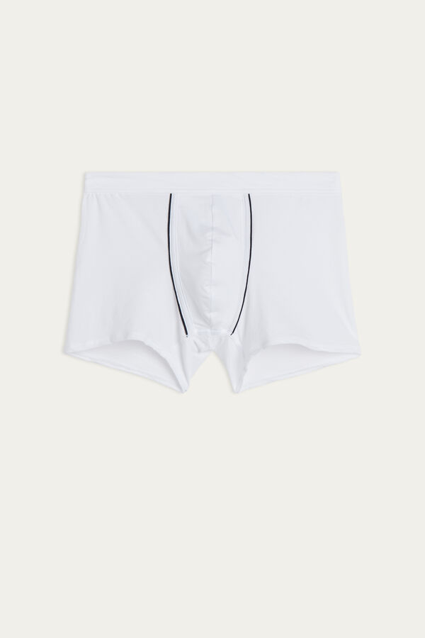 Intimssimi Natural Fresh Supima® Cotton Boxers White | AILDF58484