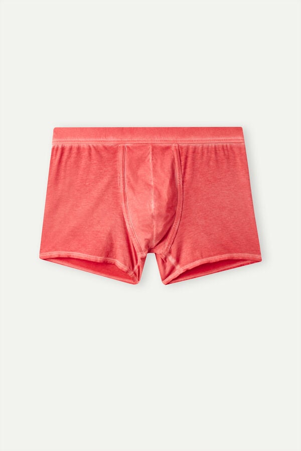 Intimssimi Natural Fresh Supima® Cotton Boxers Red | BILSD98522