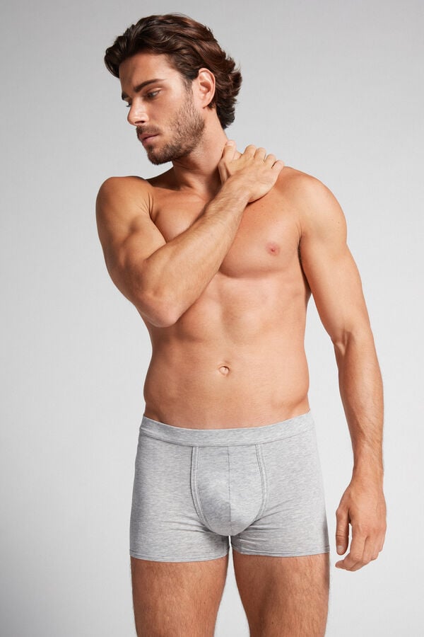 Intimssimi Natural Fresh Supima® Cotton Boxers Grey | DILKV21848