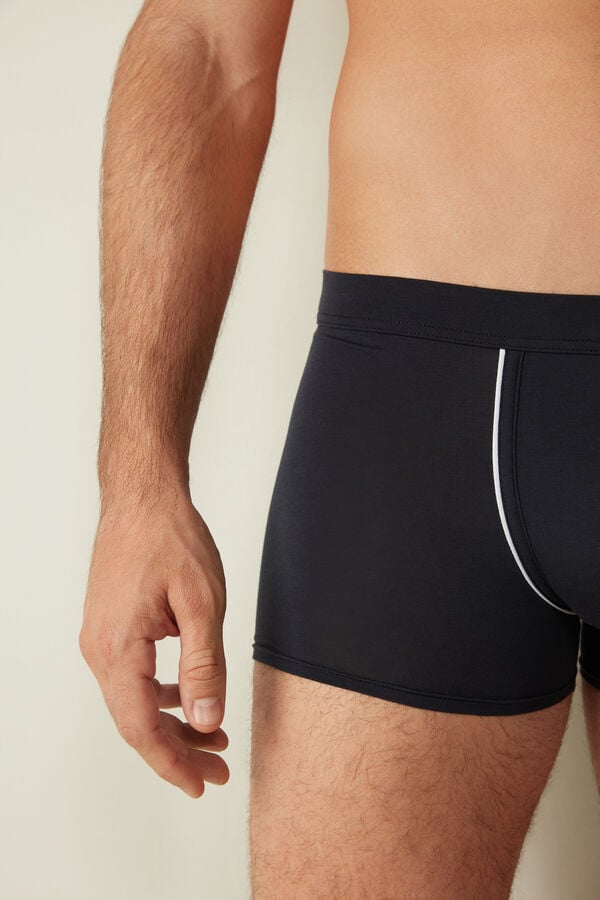 Intimssimi Natural Fresh Supima® Cotton Boxers Blue | DILVO24340