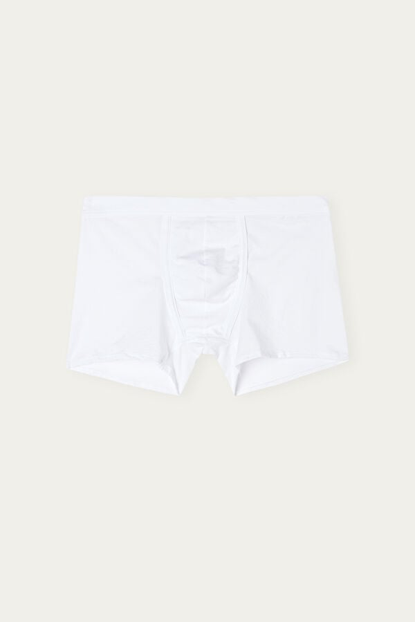 Intimssimi Natural Fresh Supima® Cotton Boxers White | ILCVG72066