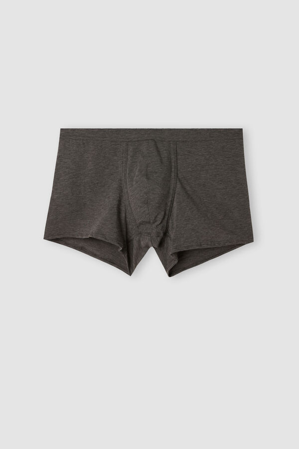 Intimssimi Natural Fresh Supima® Cotton Boxers Dark Grey | ILIIZ52938