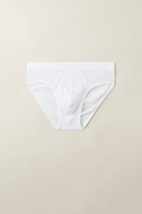 Intimssimi Natural Fresh Supima® Cotton Briefs White | ILJKU59306