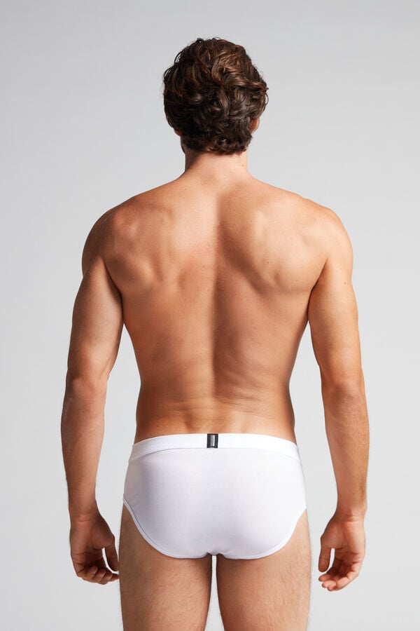 Intimssimi Natural Fresh Supima® Cotton Briefs White | ILQAV40311