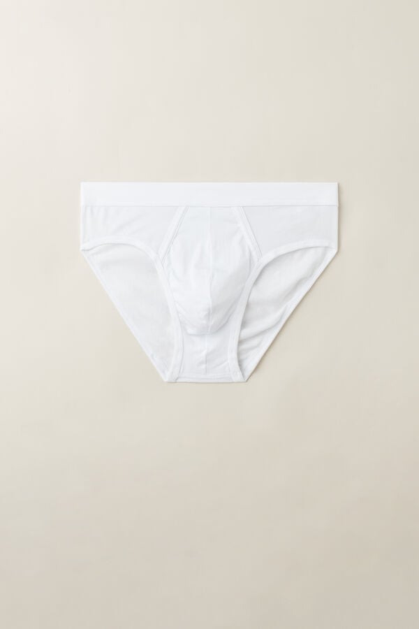 Intimssimi Natural Fresh Supima® Cotton Briefs White | PILQX87578