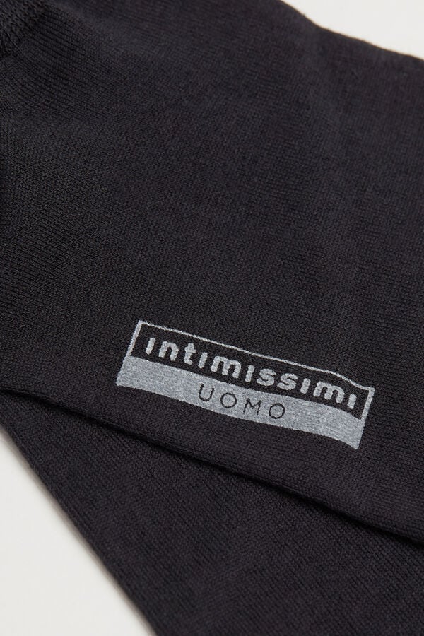 Intimssimi No-show Socks in Supima® Cotton Grey | FILUI93904