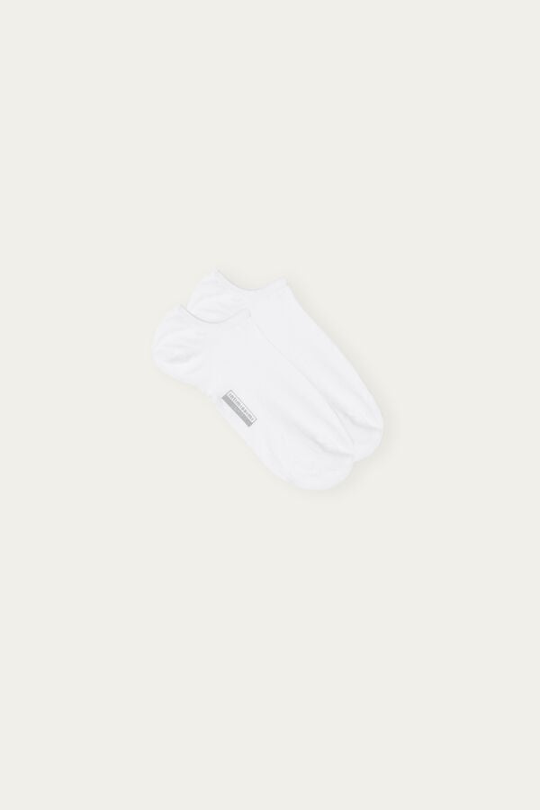 Intimssimi No-show Socks in Supima® Cotton White | MILFT21746