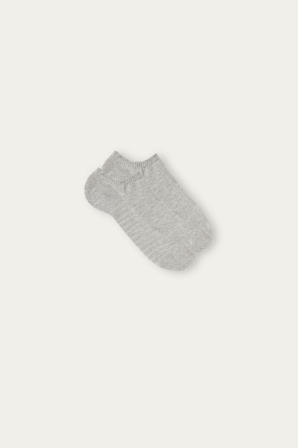 Intimssimi No-show Socks in Terrycloth Grey | ILJVR86163