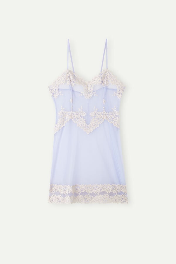 Intimssimi Pretty Flowers Babydoll Violet | ILJBT46115