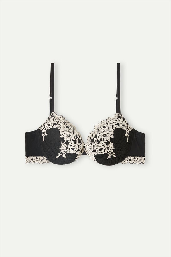 Intimssimi Pretty Flowers Bellissima Push-up Bra Multicolor | TILPQ50127