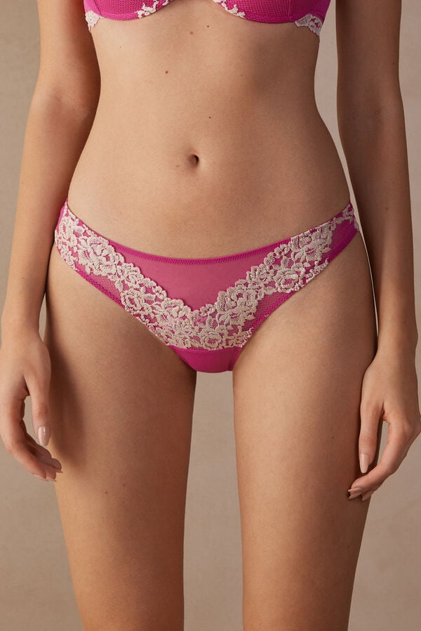 Intimssimi Pretty Flowers Brazilian Pink | ILJVR67752