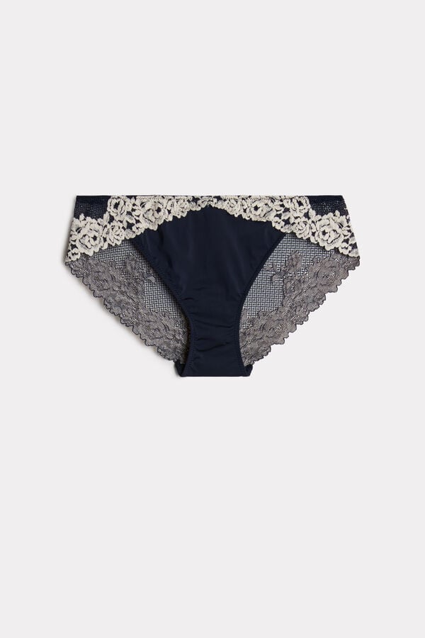 Intimssimi Pretty Flowers Panties Blue | SILNY61414