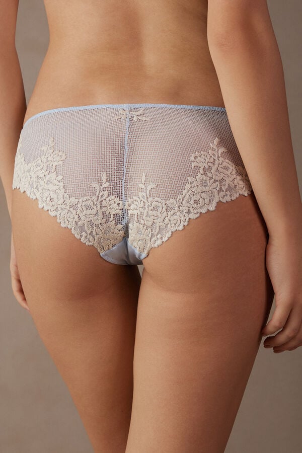 Intimssimi Pretty Flowers Panties Light Blue | ILCVG71572