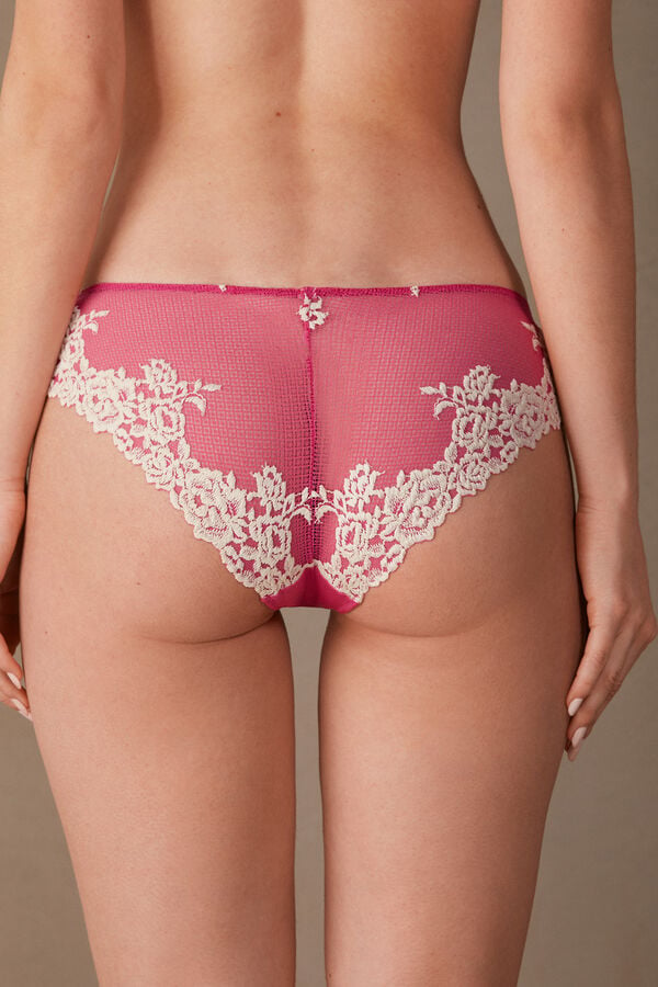 Intimssimi Pretty Flowers Panties Pink | GILUC85659