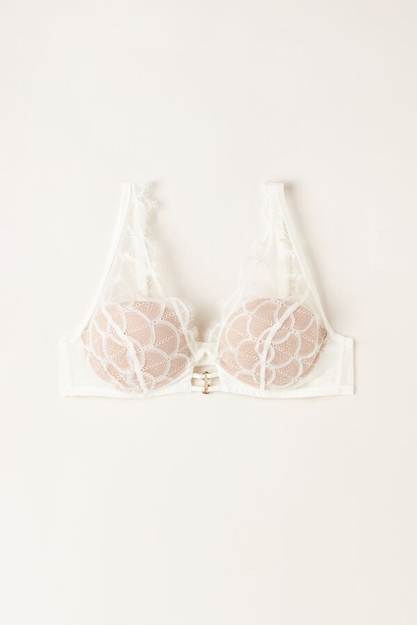 Intimssimi Pure Charme Elena Balconette Bra White | PILQX62901