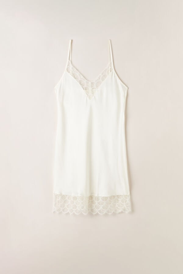 Intimssimi Pure Charme Silk Slip White | FILHY21640