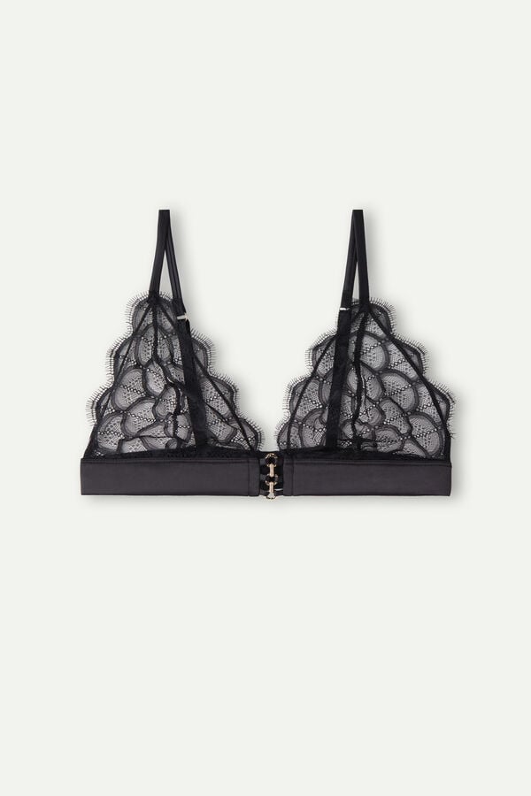 Intimssimi Pure Charme Triangle Bra Black | ILZPD96742