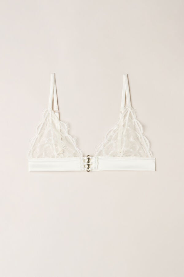 Intimssimi Pure Charme Triangle Bra White | YILVQ30073