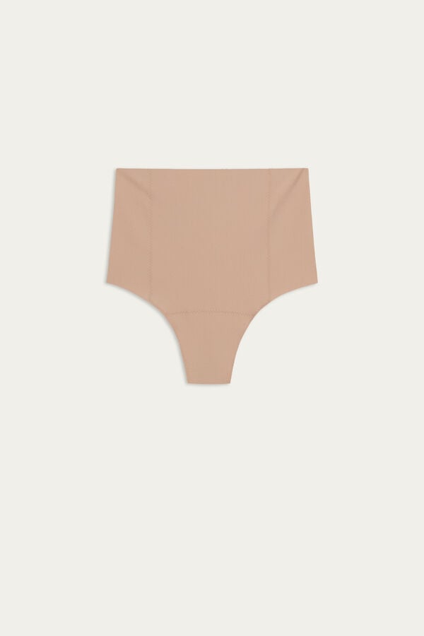 Intimssimi Raw-Cut Microfiber French Knickers Natural | ZILMJ60495