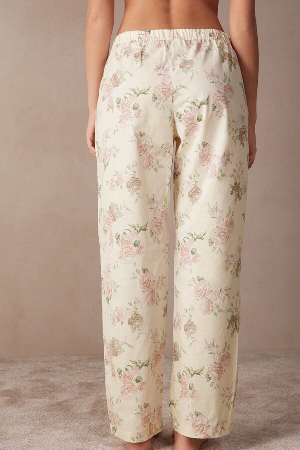 Intimssimi Scent of Roses Full Length Cotton Cloth Pants Print | MILHR51604