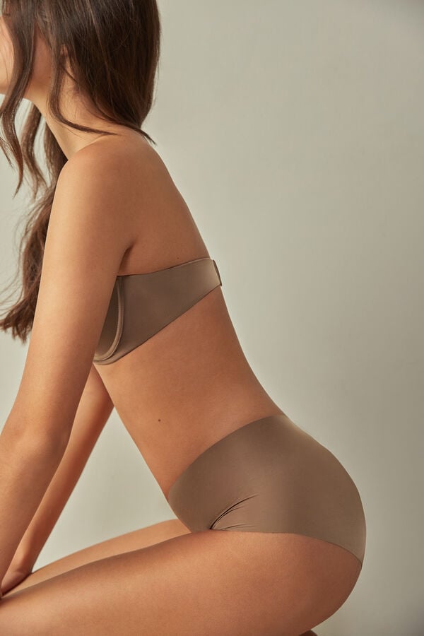 Intimssimi Seamless Microfiber Hipster Natural | ILEAH15633