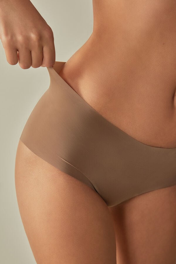 Intimssimi Seamless Microfiber Hipster Natural | ILEAH15633