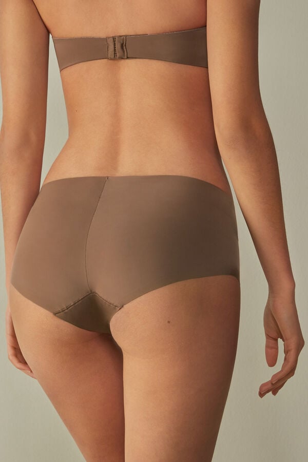 Intimssimi Seamless Microfiber Hipster Natural | ILEAH15633