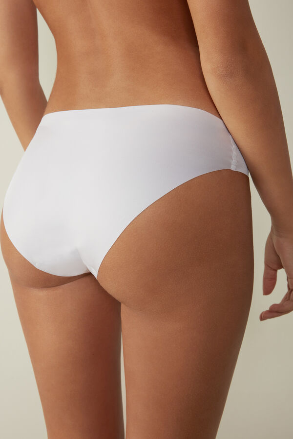 Intimssimi Seamless Microfiber Panties White | ILIIZ30082