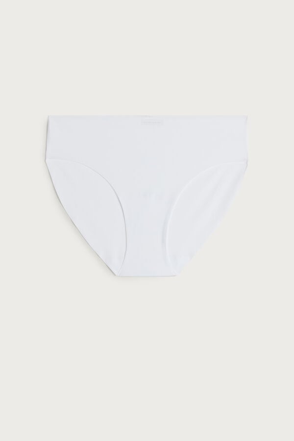 Intimssimi Seamless Microfiber Panties White | ILIIZ30082