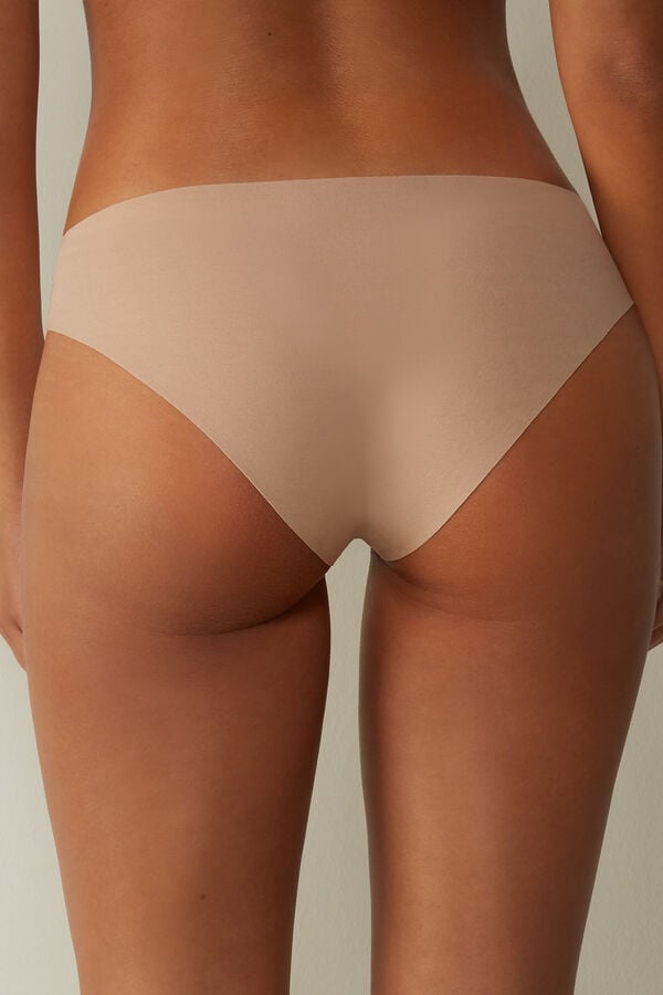 Intimssimi Seamless Supima® Cotton Panties Natural | AILDF75167