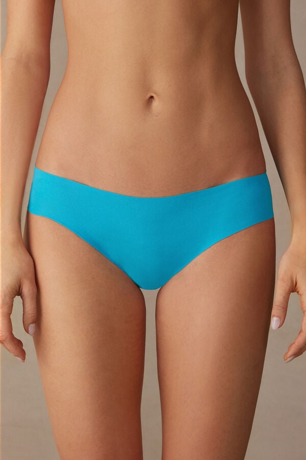 Intimssimi Seamless Supima® Cotton Panties Blue | ILJVR57931