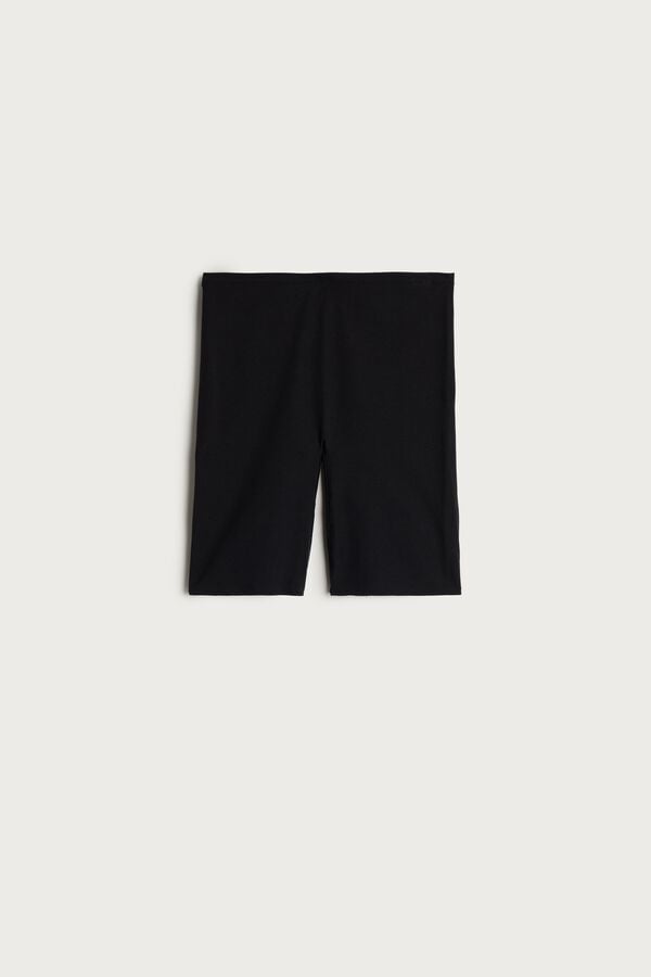 Intimssimi Seamless Supima® Cotton Shorts Black | AILWC41015