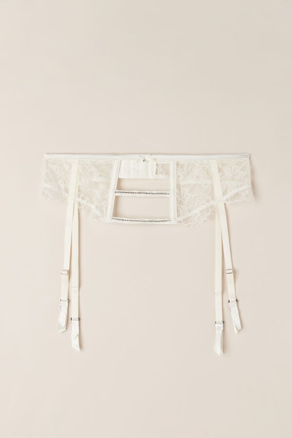 Intimssimi Shine High Like Stars Garter Belt White | UILND13326