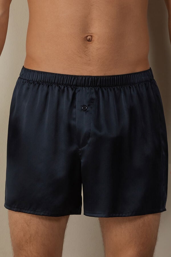 Intimssimi Silk Boxers Black | BILSO21455