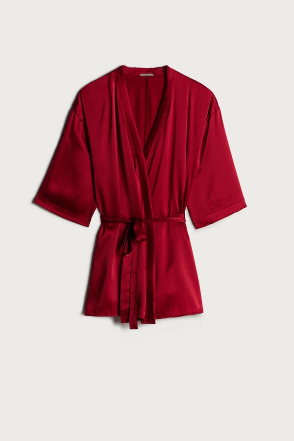 Intimssimi Silk Kimono Red | QILWA25641