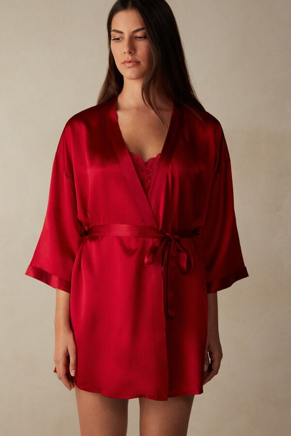 Intimssimi Silk Kimono Red | QILWA25641