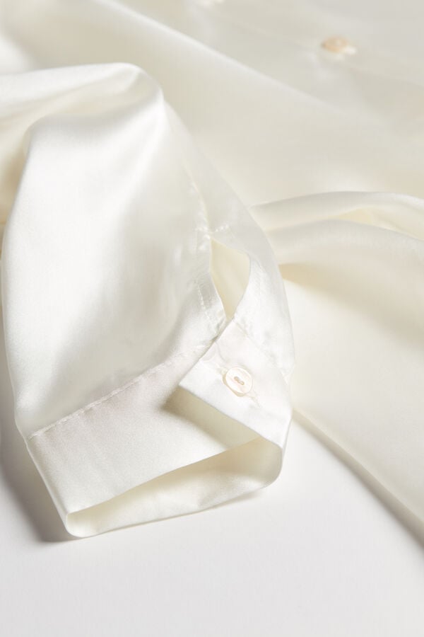 Intimssimi Silk Shirt White | GILEC24673