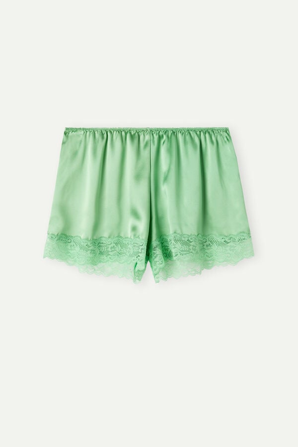 Intimssimi Silk Shorts Green | PILER45432