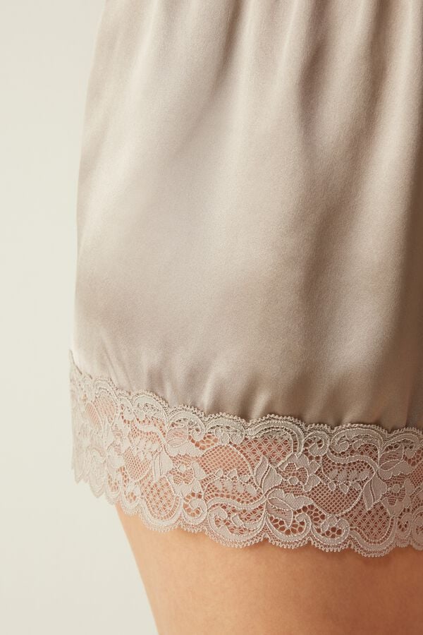 Intimssimi Silk Shorts Natural | TILPQ59889