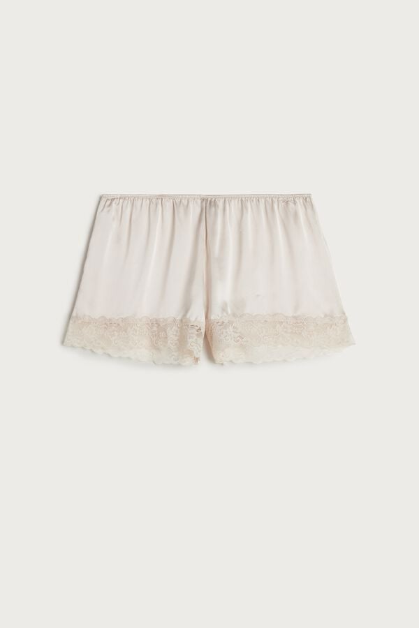 Intimssimi Silk Shorts Natural | UILND53462