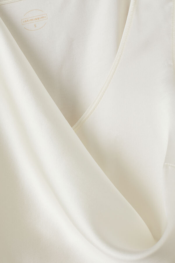 Intimssimi Silk and Modal Tank Top White | ILCIF28904