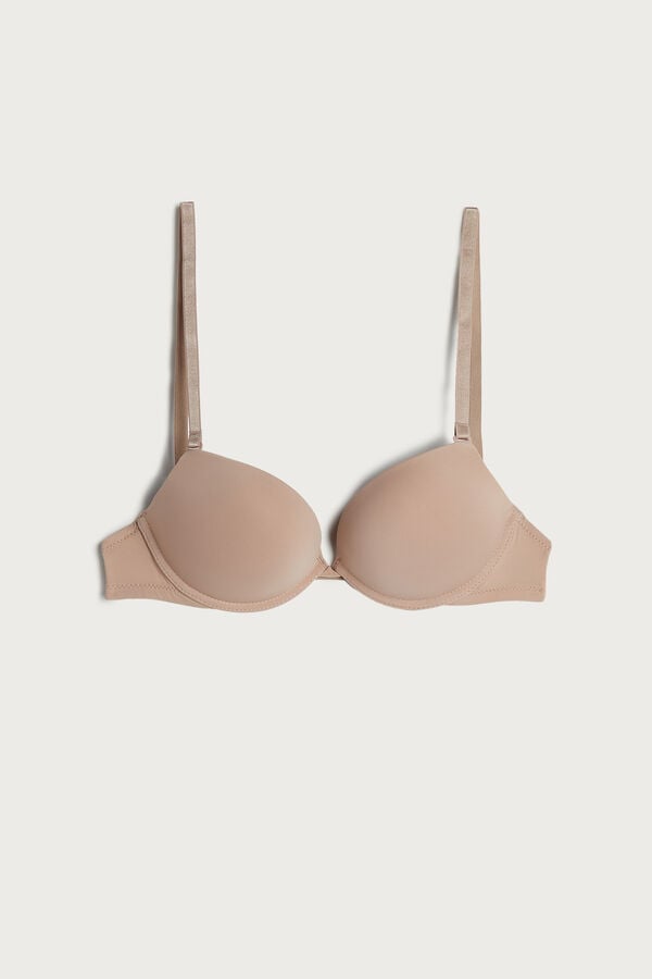 Intimssimi Silvia Multifunction Push-up Bra in Microfiber Natural | ILQAV82185