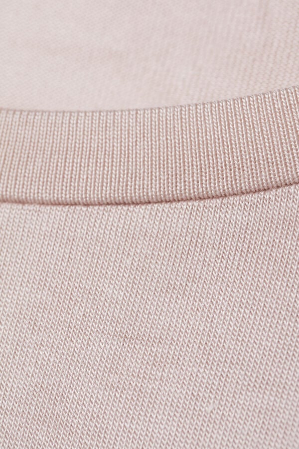 Intimssimi Simple Elegance Long Sleeve Top in Modal Pale Pink | PILER45168