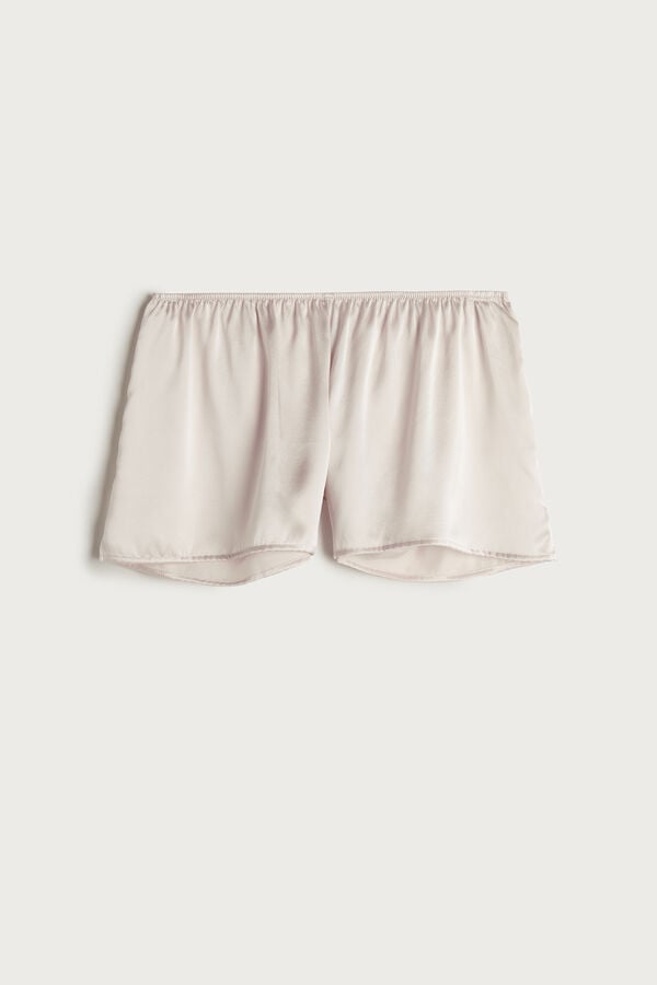 Intimssimi Smooth Silk-Satin Shorts Natural | ILEAH64727