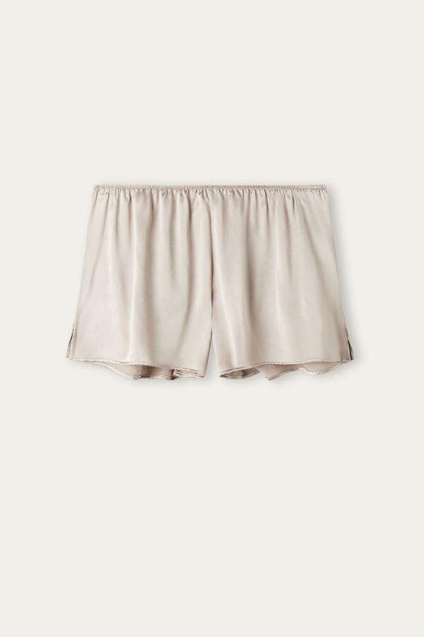 Intimssimi Smooth Silk-Satin Shorts Natural | ILXBR95016