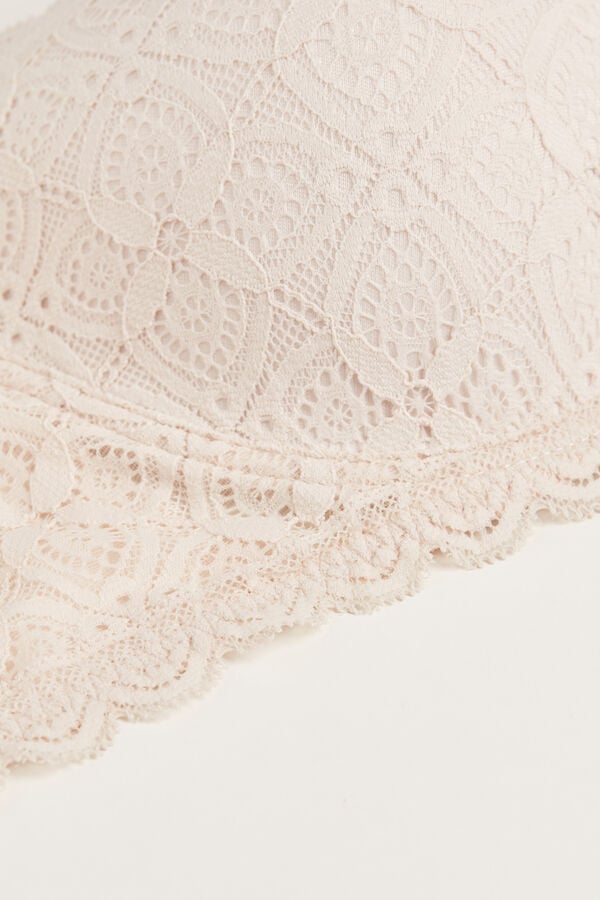 Intimssimi Sofia Balconette Bra in Lace Natural | TILWZ85807